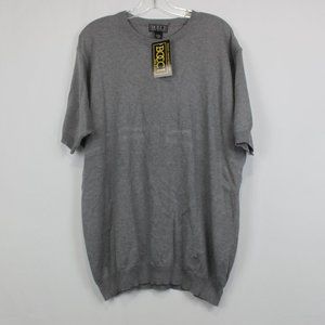 Italian Collection Ltd Bocci Short Sleeve Sweater, Size: Xl,  Color: Grey